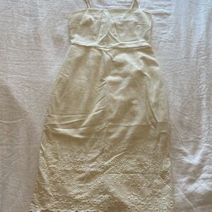 Mi Ami Ivory Midi Dress